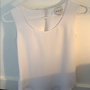 REISS WHITE BASIC TOP